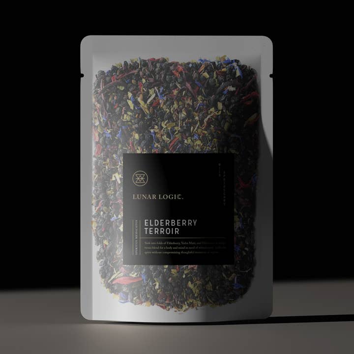 Lunar Logic Wild Apothecary - Wholesale Loose tea - ELDERBERRY TERROIR / Herbal Tea0