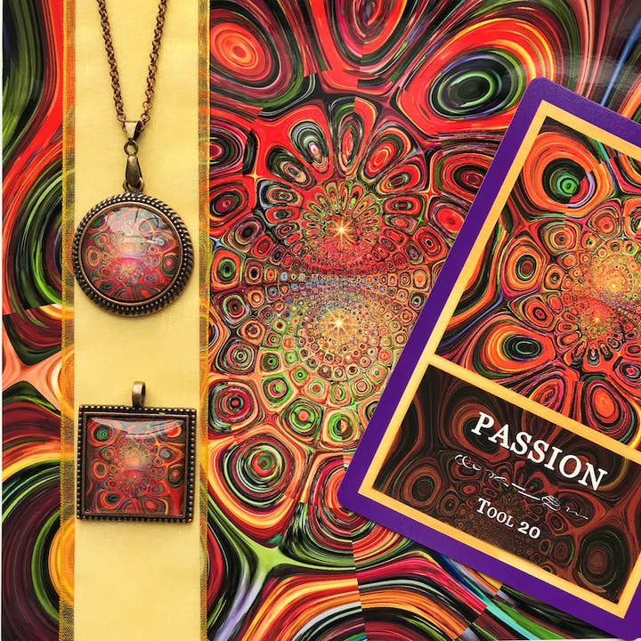 Passion Mandala Talisman for wholesale by Delia Q