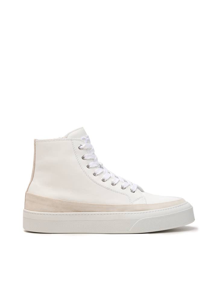 Baskets Hi Top Derby en daim et cuir pour la vente par ON THIS DAY