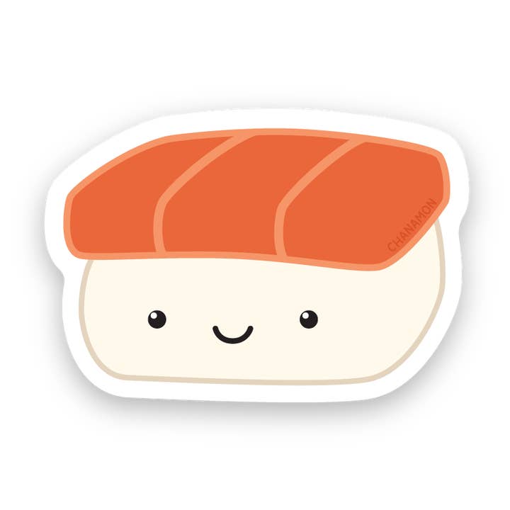Laks Nigiri Sushi Time Sticker for engroshandel hos Maison Chanamon