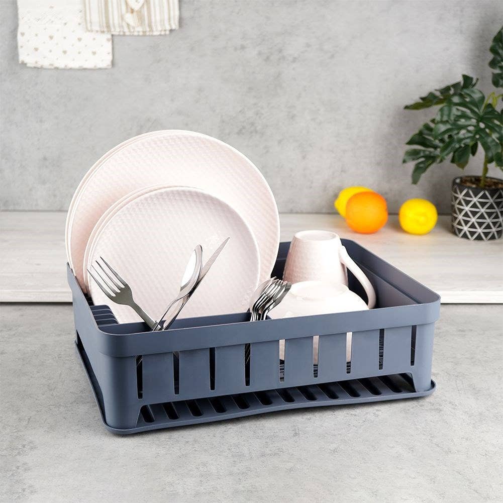 Vilde - Wholesale Dish Drying Mat/Rack - Dish Drainer Plastic 40X31X12Cm1