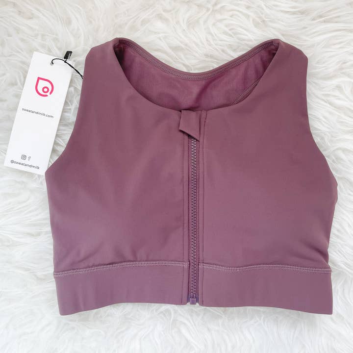 Lavender Smoke Capucine 2 - High Neck High Support Nursing & Hands Free Pum for wholesale on Faire