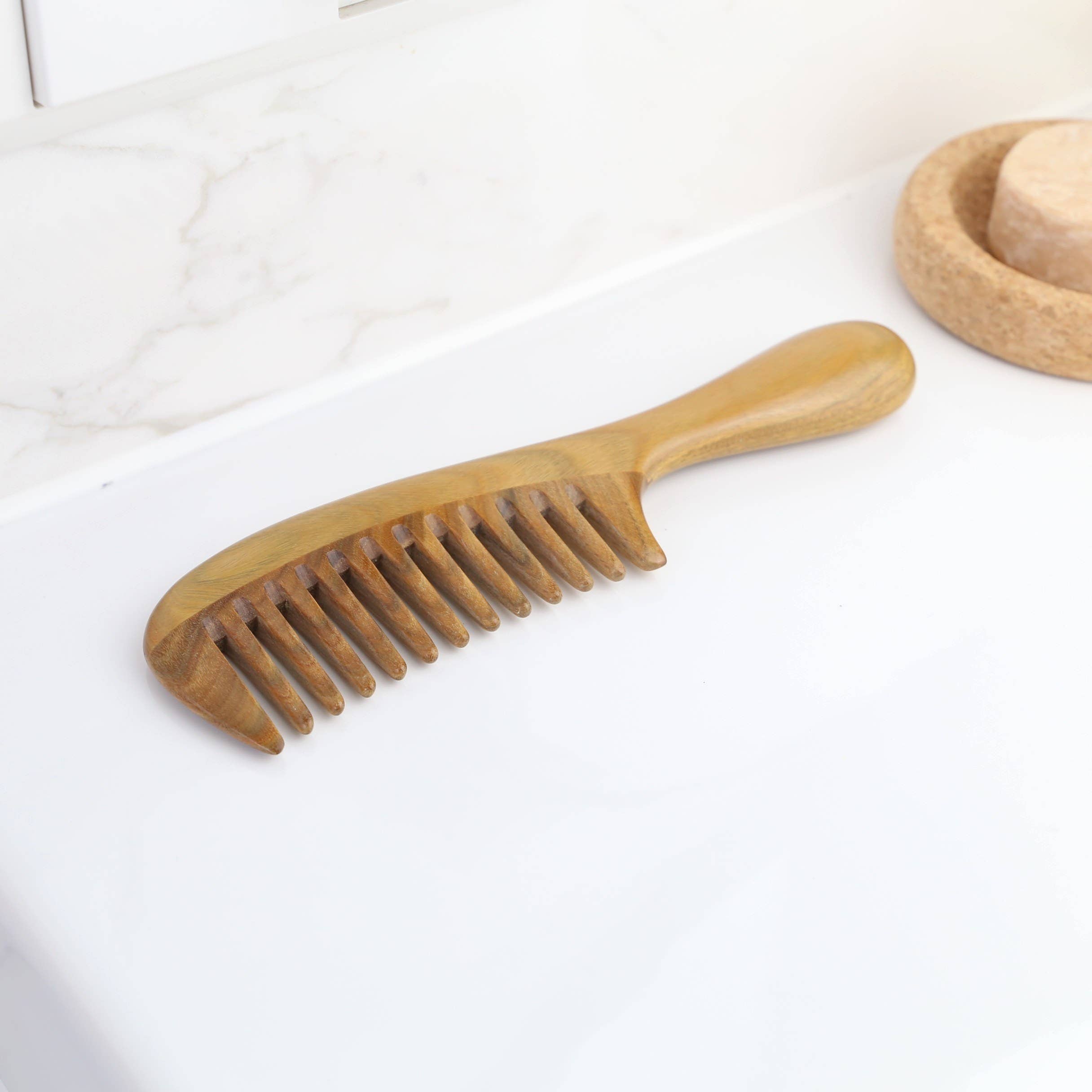 Beewise - Wholesale Hair Brush/Comb - Wood Comb | Natural Sandalwood Fragrance3