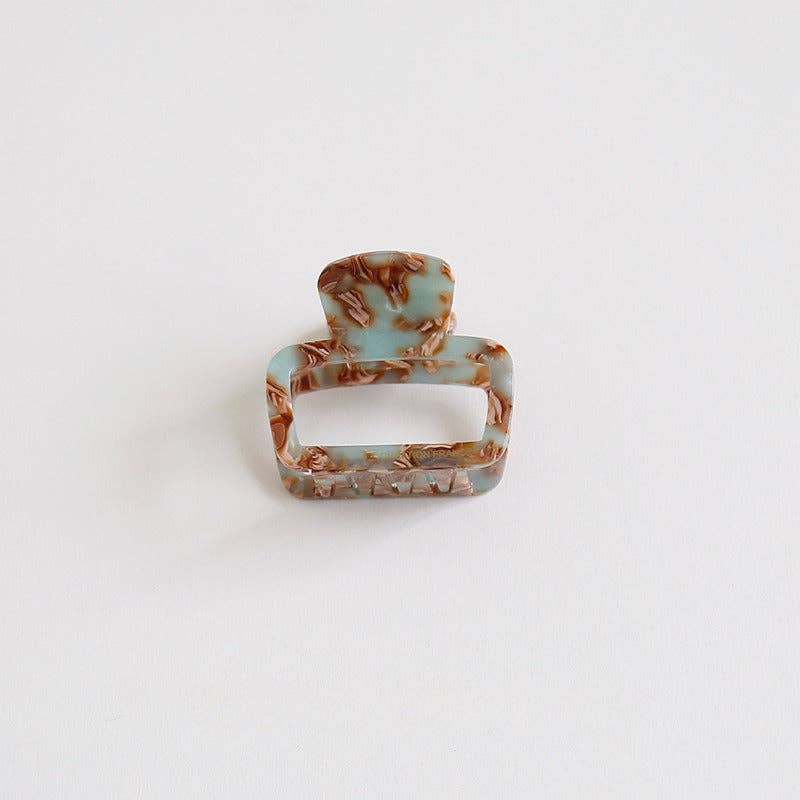 Dipped Shop - Vente Pince à cheveux – femme - Pince à cheveux carrée en acétate minimaliste de taille moyenne DP25B9623