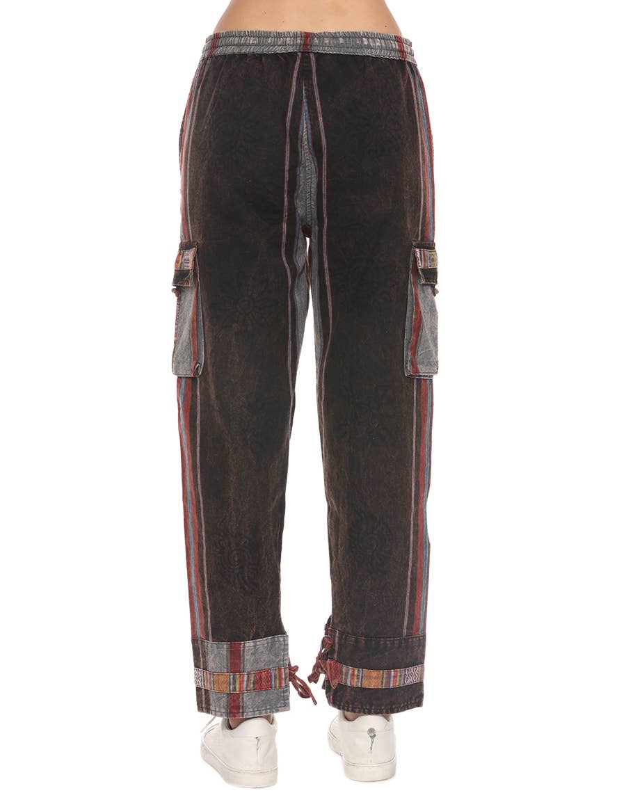 The Collection Royal / Royal Handicrafts - Wholesale Pants - Women's - Cotton Washed Boho Hippie Genie Pants3