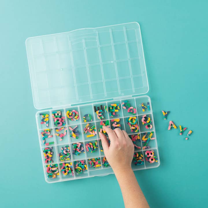 The Type Set Co. - Wholesale Storage Bin - 32-Compartment Magnetic Letter Organizer