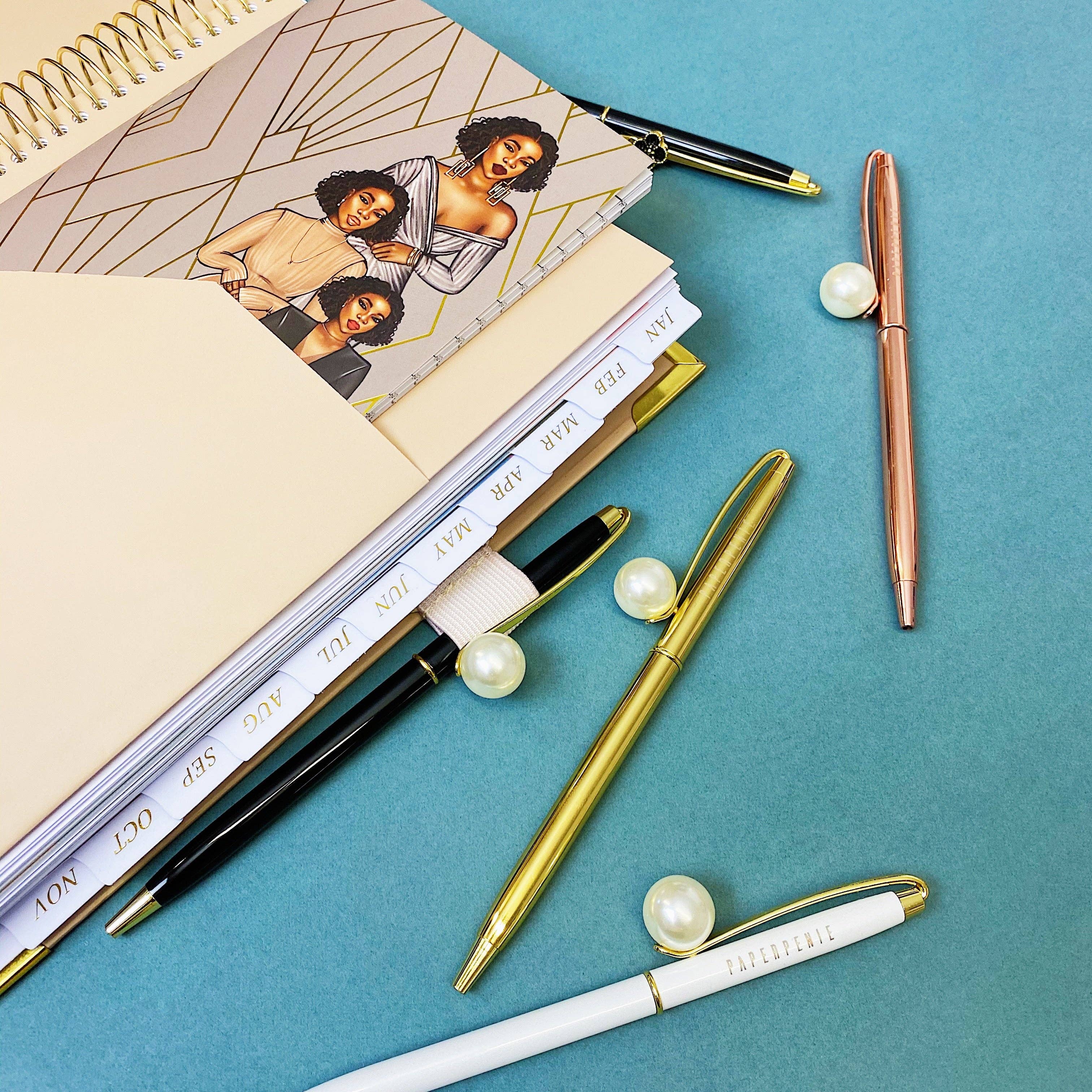 Paper Penie – wholesale Pen – Luxury Pearl Pens1