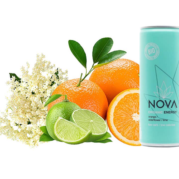 Pack Orange, Fleur de Sureau & Lime for wholesale by Novaorganicenergy