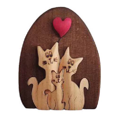 3 Cats With Heart for wholesale by Restoration Oak