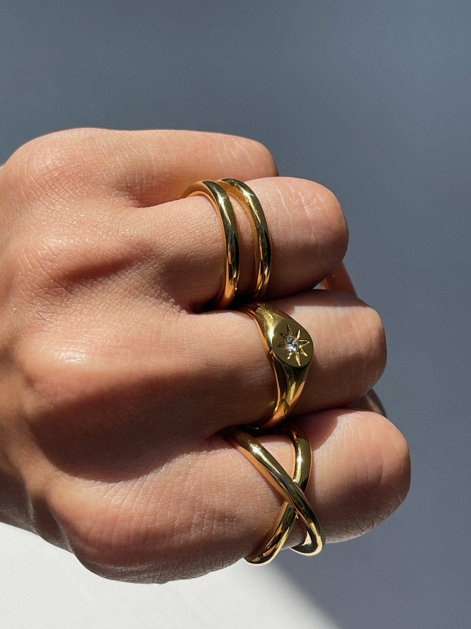 Sahira Jewelry Design - Wholesale Signet Ring - Star Signet Ring1