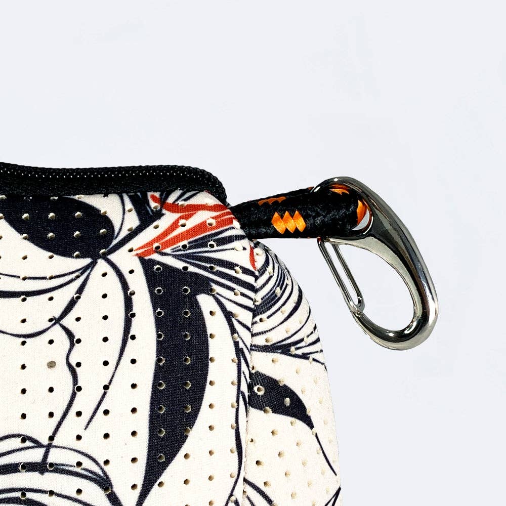 Pop Ups Brand - Vente Pochette – femme - GRANDE POCHETTE EN NÉOPRÈNE FLEURS D'HIBISCUS2