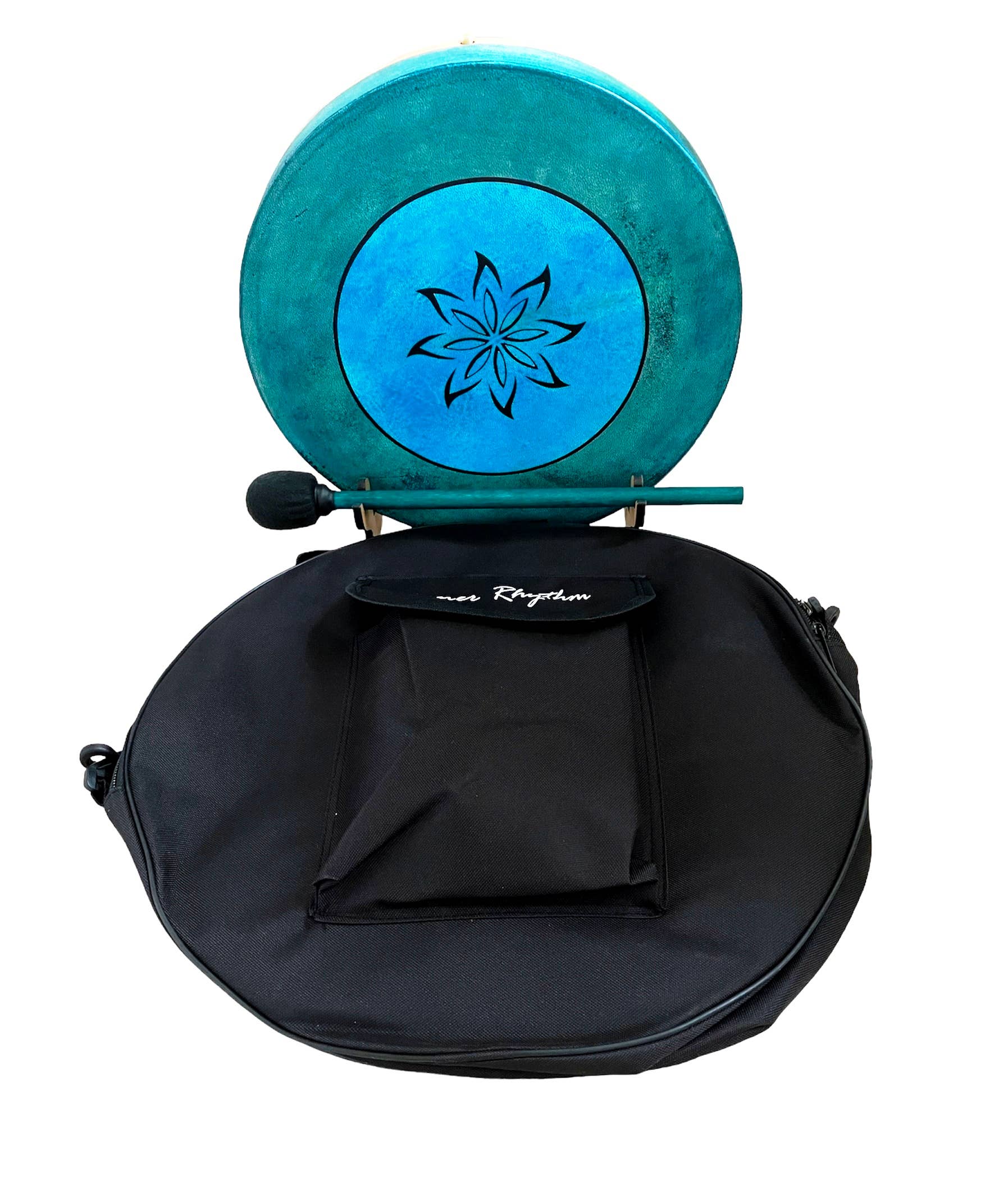 inRhythm - Wholesale Sculpture - Lotus Flower Drum w/ optional Display Stand and Carry Bag15