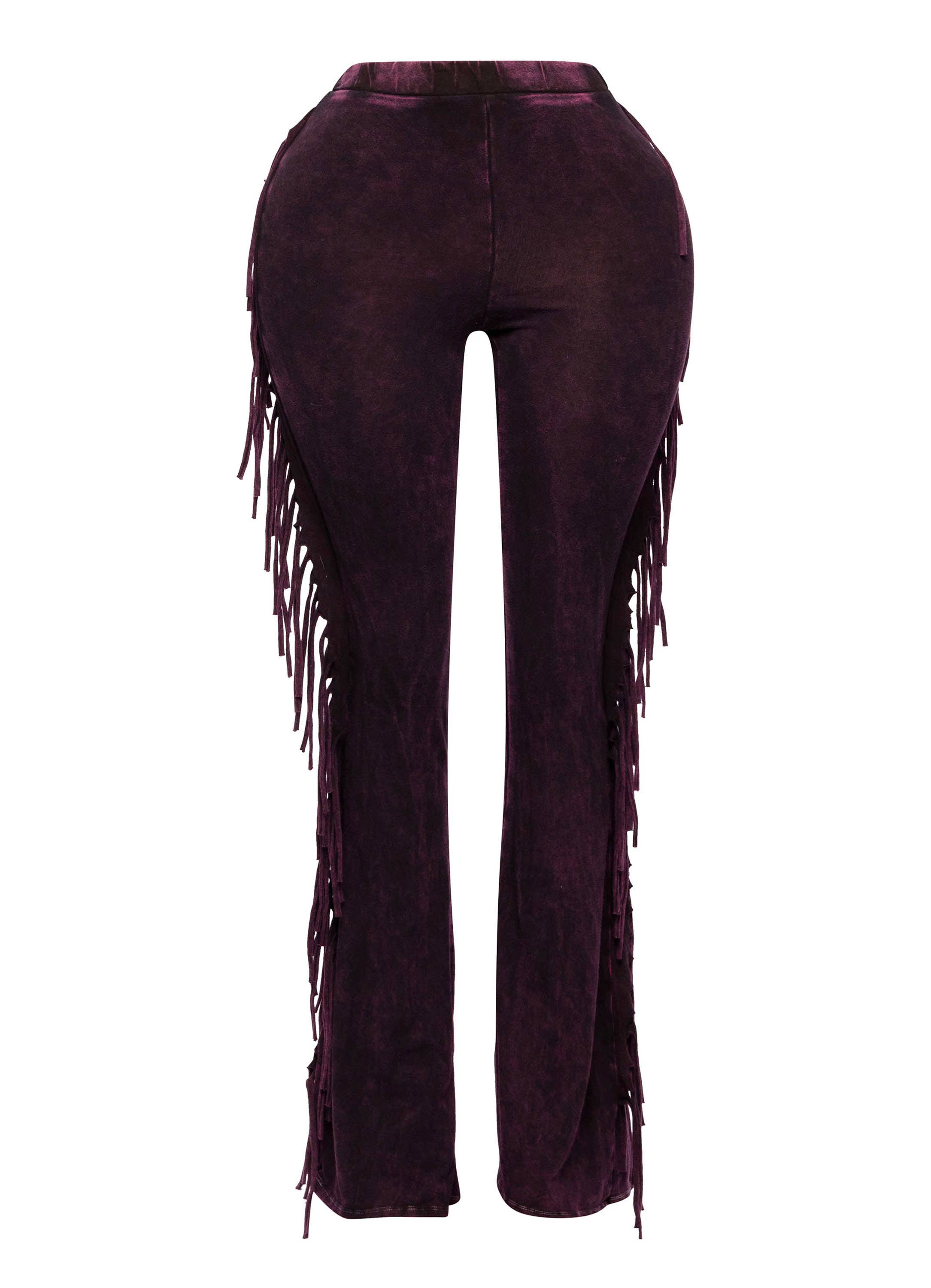 K Too - Wholesale Pants - Women's - Fringe detailed pants10