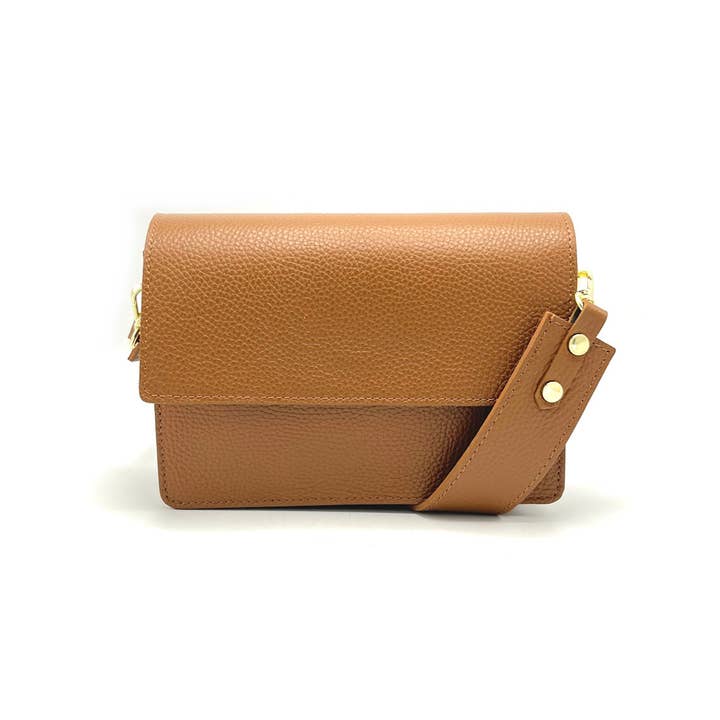 Suie Valentini srl - Wholesale Shoulder Bag - Women's - Genuine leather shoulder bag, Made in Italy, art. 112540