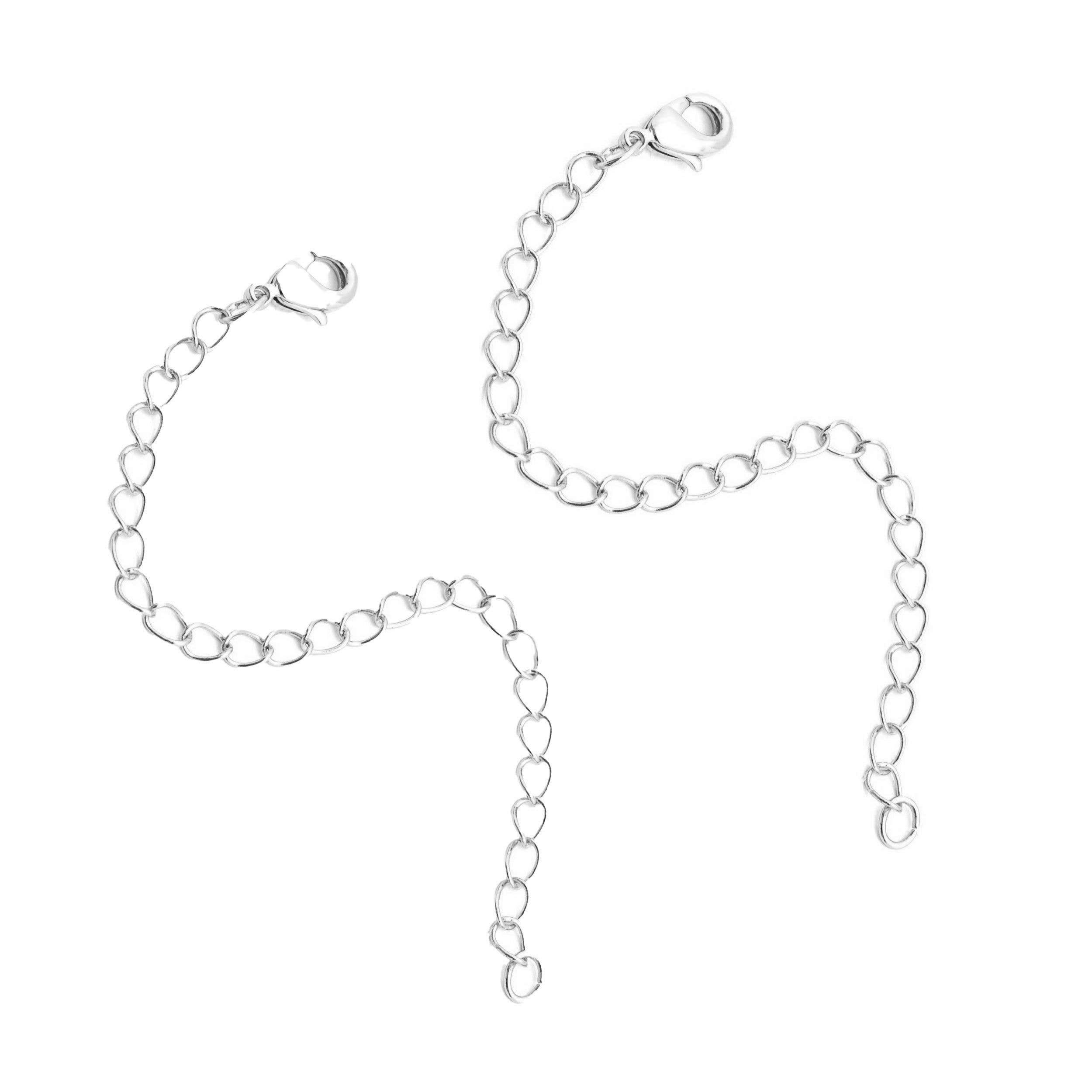 Diacly - Wholesale Link & Chain Necklace - 2 Pcs 3 Inch Long Bracelet Necklace Extender2