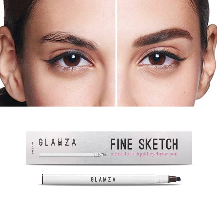 My Wholesale Warehouse - Wholesale Eyebrow Pencil/Filler - Glamza Fine Sketch Tattoo Fork Liquid Eyebrow Pen