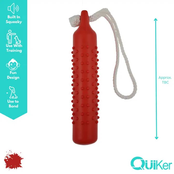 Quiker Pet Products - Wholesale Pet squeaky toy – Dog - Up to 26cm- Strong - Squeak & Float Dog Toy - 3 pack1