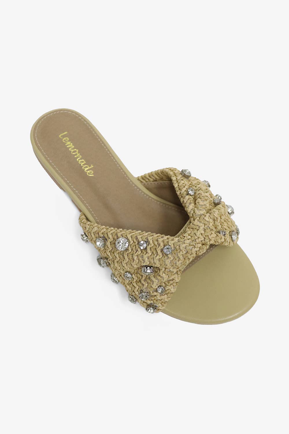 Lemonade Shoes - Vente Sandales – femme - MAYLEEN - Sandales à enfiler en raphia avec perles, style méditerranéen5