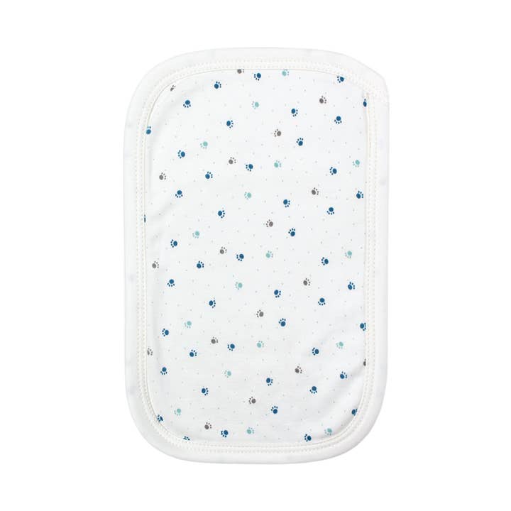 Hund Foot Print Dreng - Skulder Burp Klude for engroshandel hos Snuggles n Cuddles