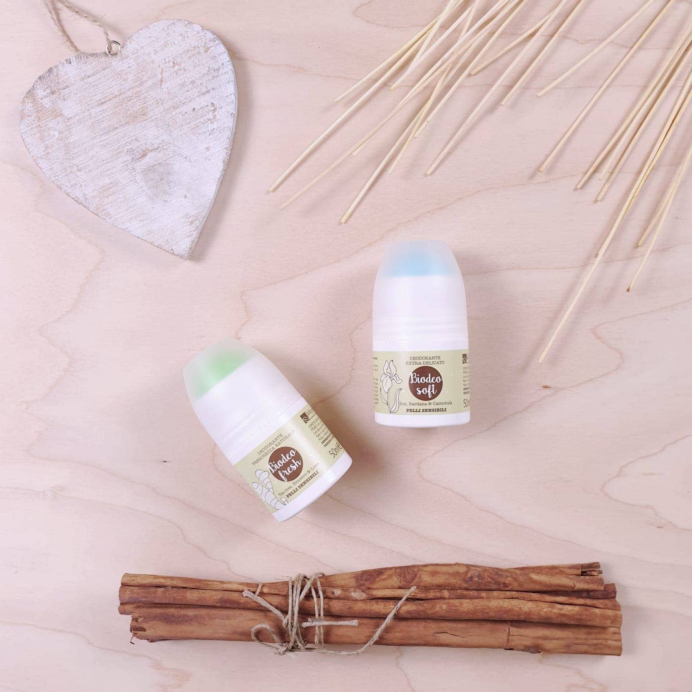 La Saponaria - Wholesale Deodorant - Unisex - Biodeo Soft - Iris, Burdock, Calendula (50 ml)1