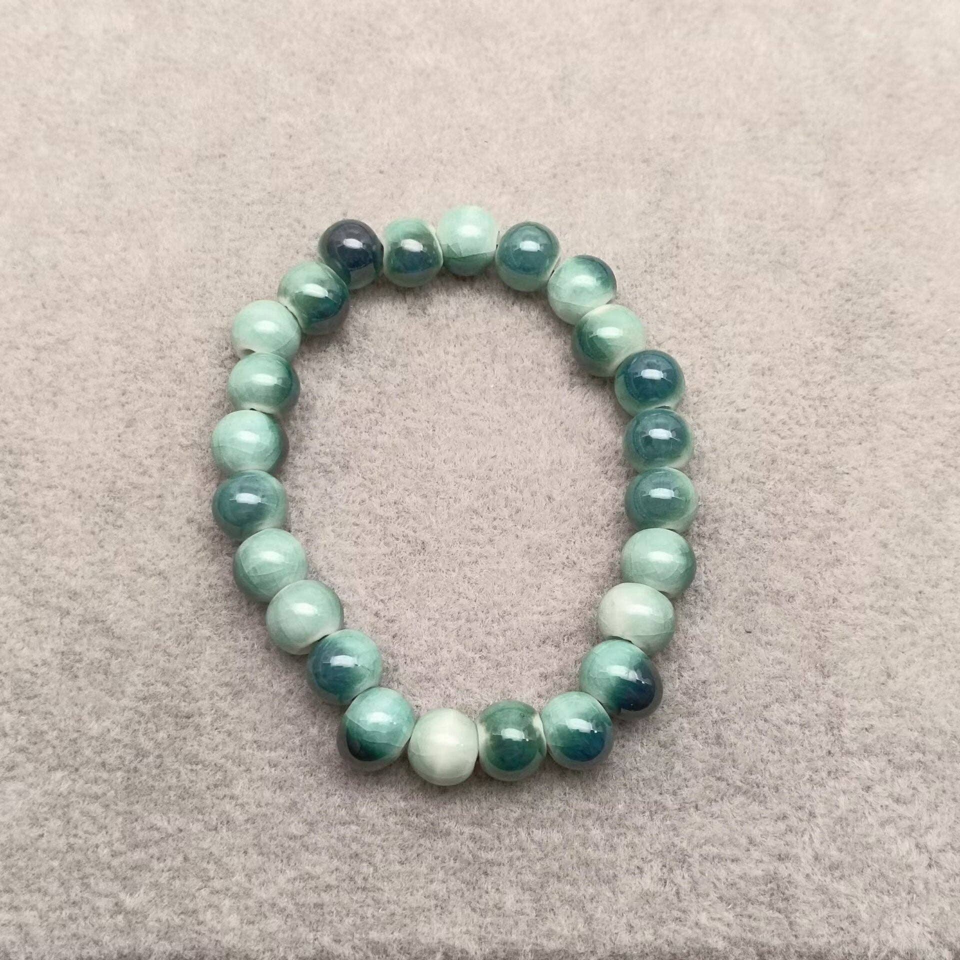 Mio Queena - Wholesale Armband met kralen - Handgemaakte elastische touwarmband met keramische kralen in meerdere stijlen6