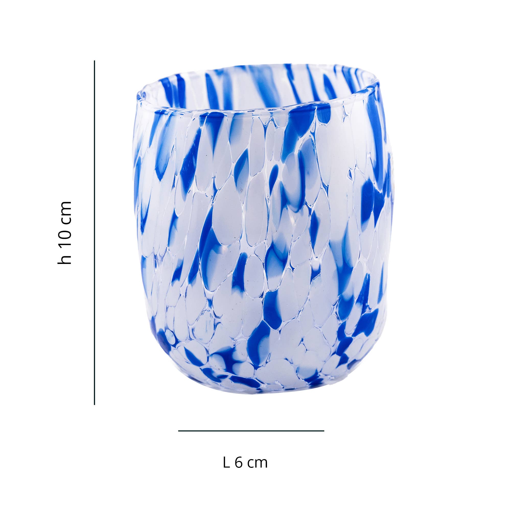 Murano Dream - Wholesale Drinking Glass/Cup - Set 6 Bicchieri MD023 in vetro di Murano vari colori1