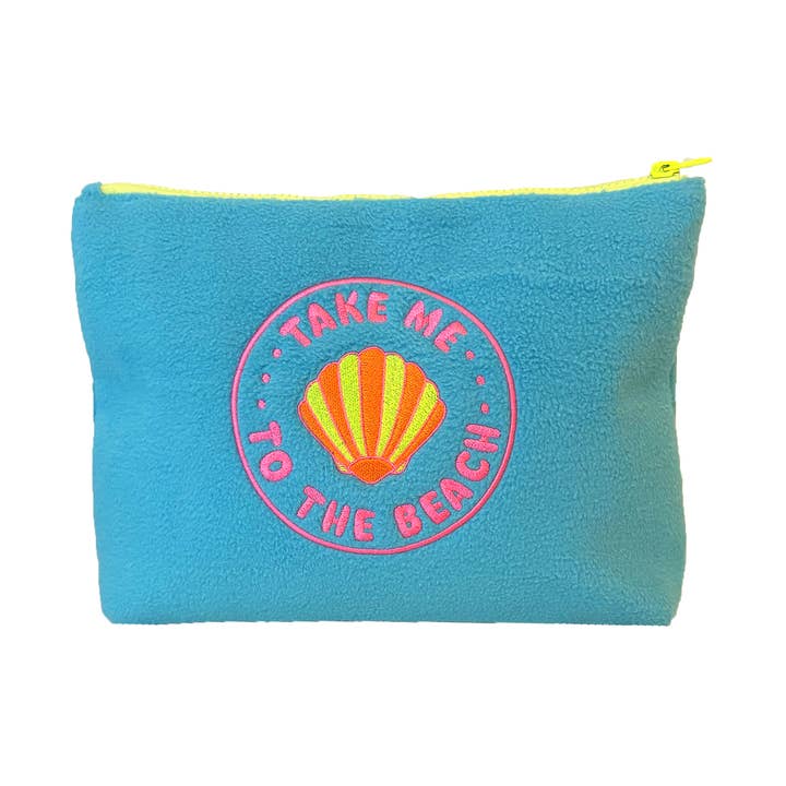 Take Me To The Beach Plush Travel Bags for wholesale by LillyLoves LTD