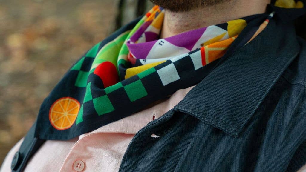 FOUR RABBIT - Wholesale Bandana - Unisex - Fruit Salad Bandana Board Game2