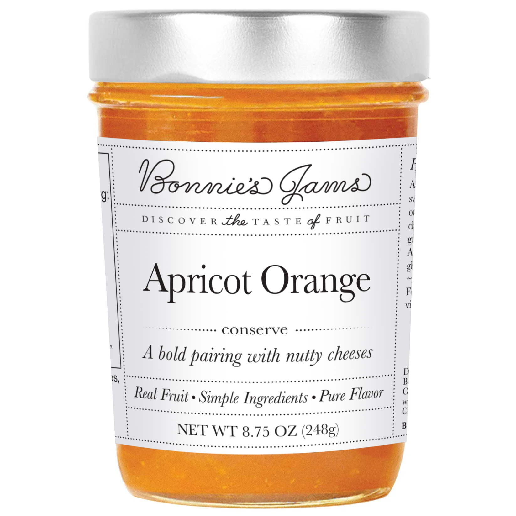 Bonnie's Jams - Vente Confiture/gelée - Bonnie's Jams - Abricot Orange1
