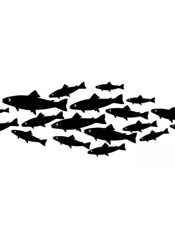 Lavinia Frimærker - Shoal of Fish for engroshandel hos Ecstasy Crafts Distributing