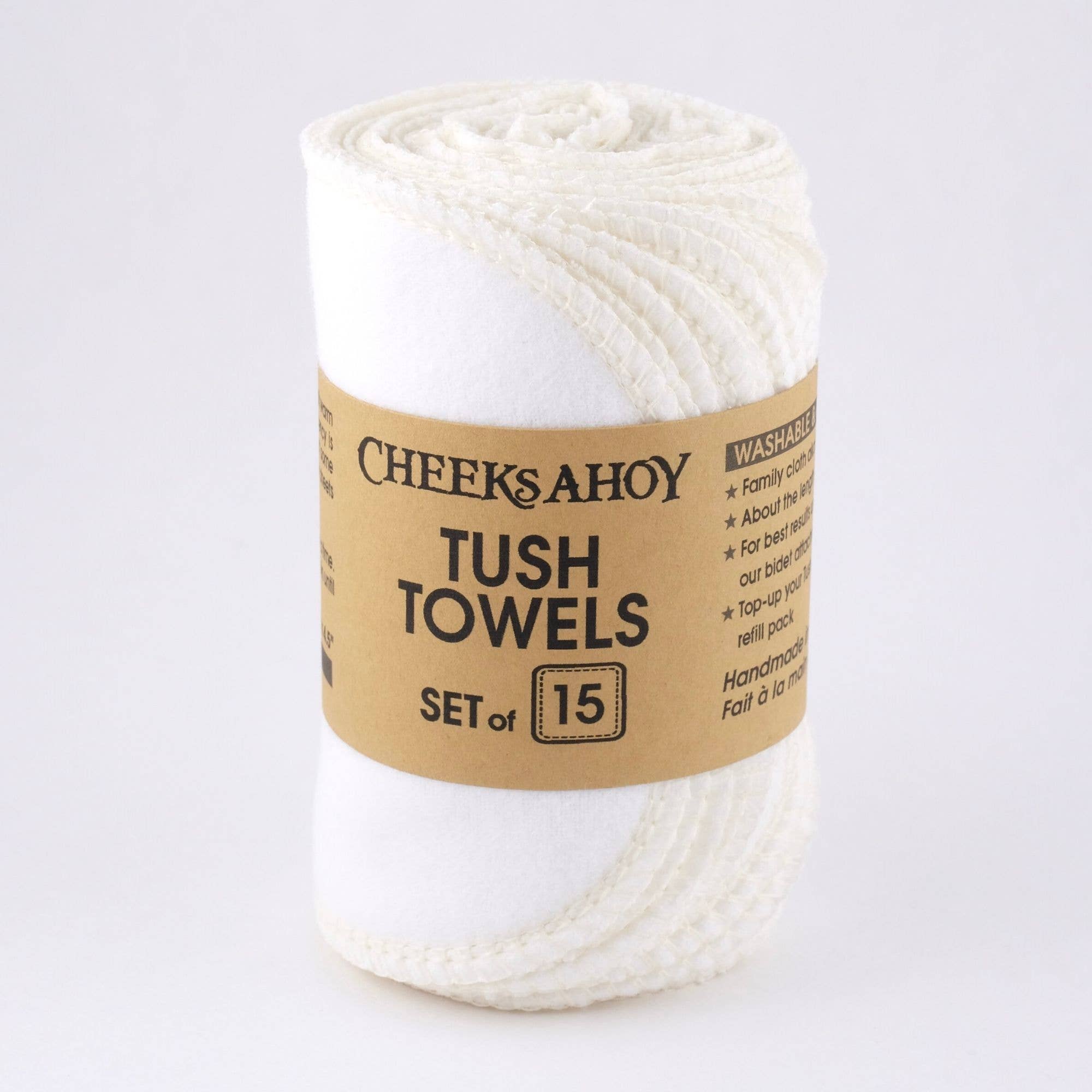 Cheeks Ahoy – wholesale Toilet paper – Tush Towels - Reusable Toilet Tissue6