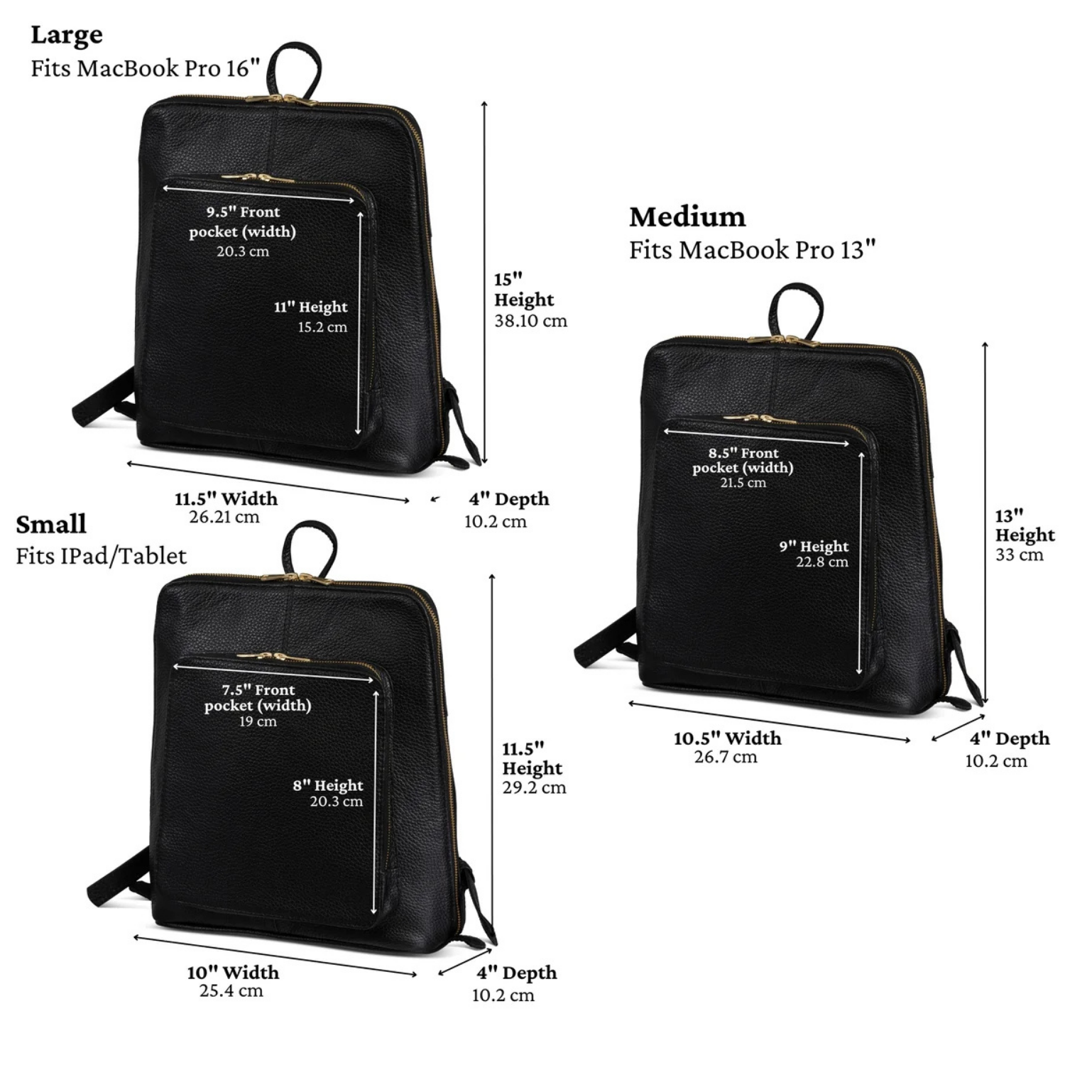 Hides – wholesale Ryggsäck - Unisex – Klassisk damläderryggsäck33