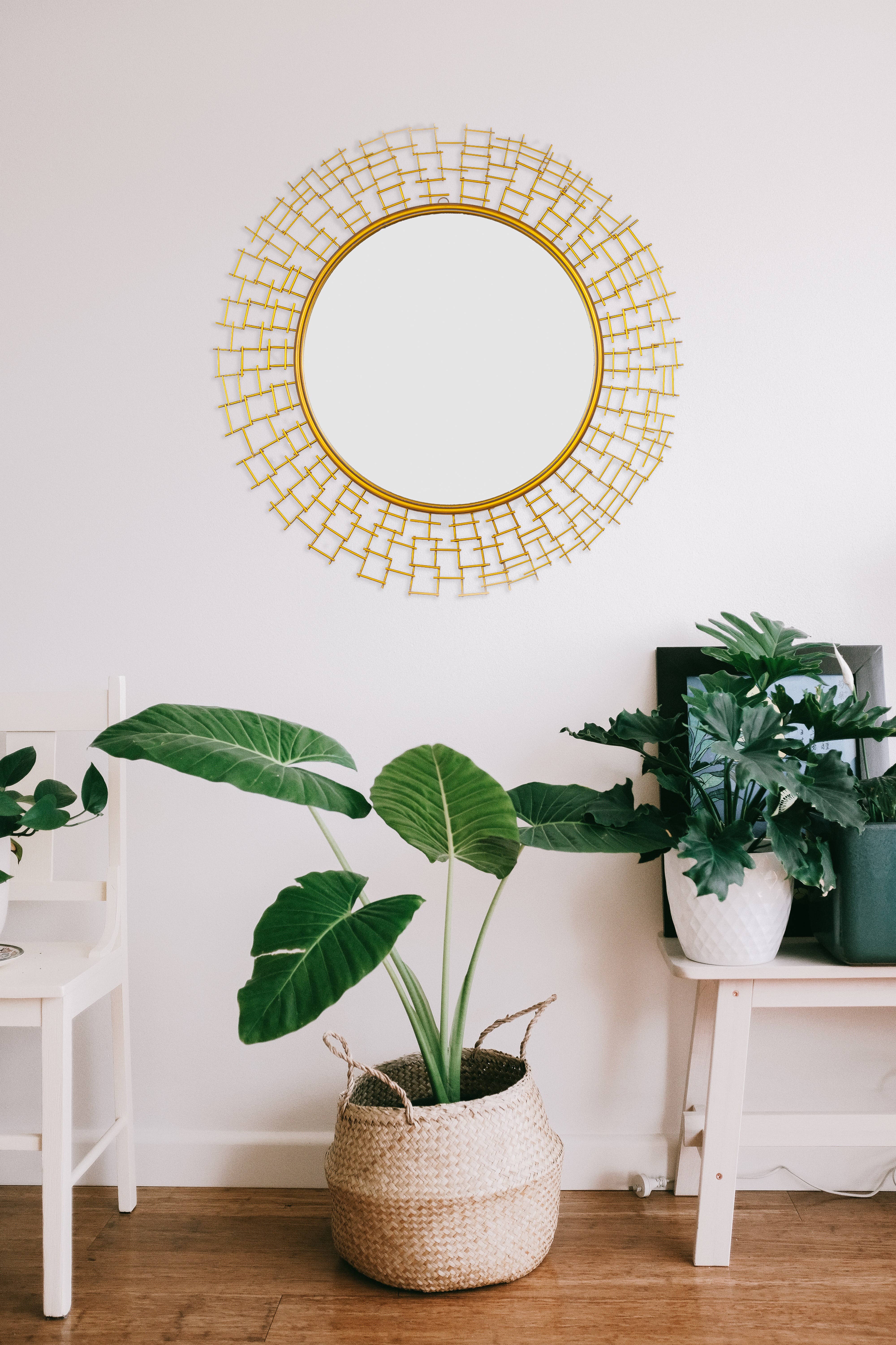 Peterson Housewares & Artwares – wholesale Wall mirror – Metal Wall Mirror - Barna Accent Mirror - Wall Decor Mirror0