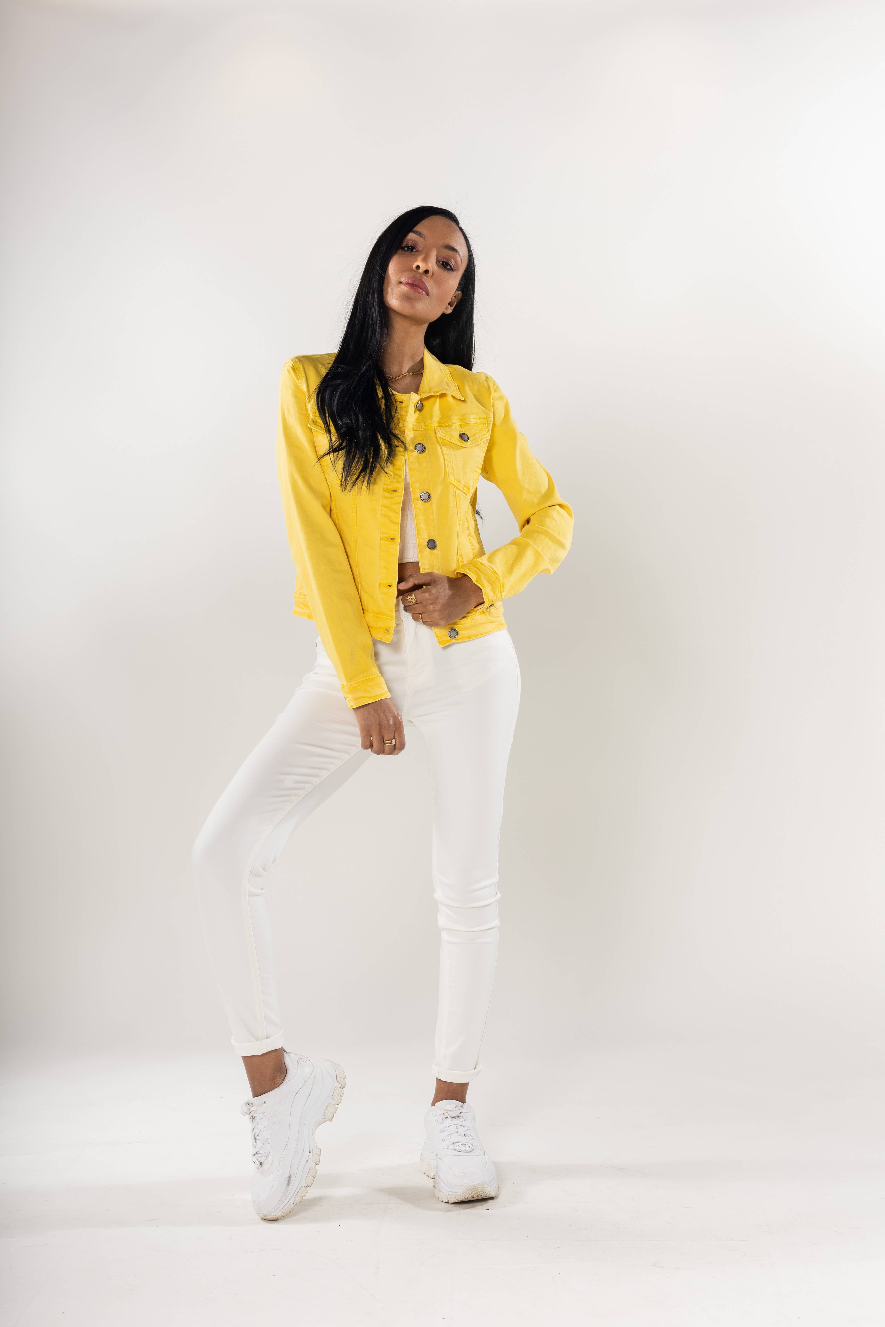 Nina Carter - Wholesale Jas - Dames - Stretch nauwsluitend jack kleur J212A12