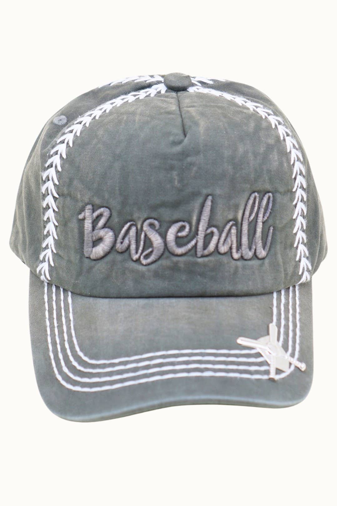 Olive & Pique - Vendita all'ingrosso Cappellino da baseball - Unisex - Cappello a Tema con Ricamo 3D e Cuciture da Baseball4