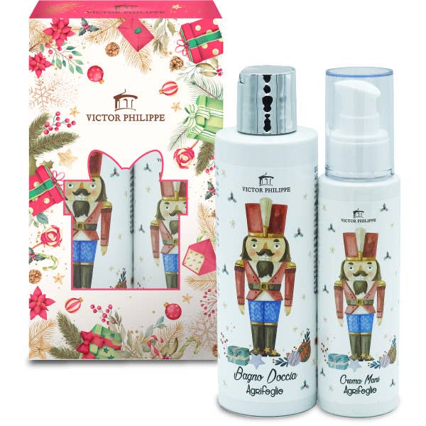 Victor Philippe - Wholesale Bath & Body Set - NUTCRACKER SET (shower gel 200ml, hand cream 100ml)0