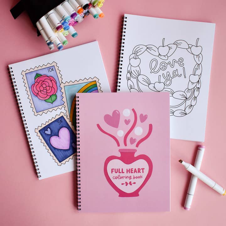 Full Heart Coloring Book | Valentine's Coloring Book for wholesale by Kyn You Believe It