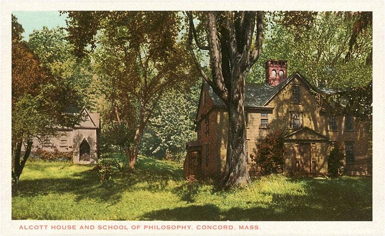 Found Image Press - Wholesale Sticker - Sticker MA-453 Alcott House, Concord, Mass.0