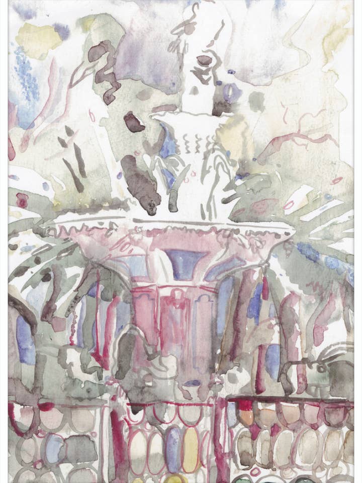 Fountain in Forsyth Park for wholesale by Gavalina