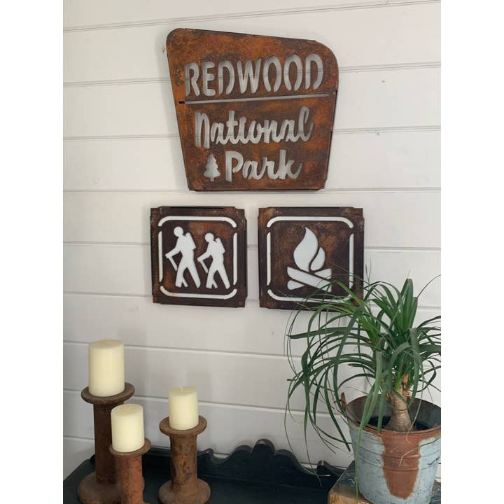 METAL RECREATION SIGN for wholesale by Out.West.Lifestyle.