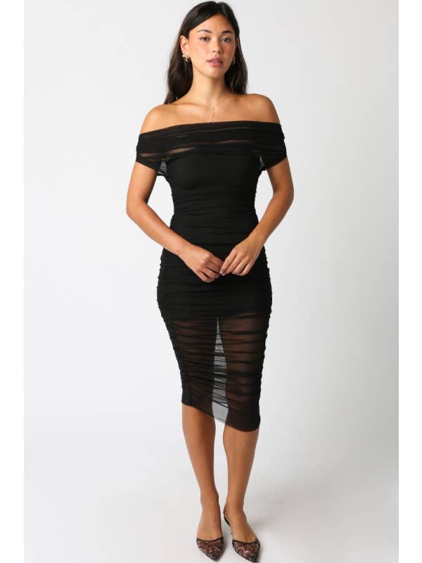 Olivaceous - Vendita all'ingrosso Vestito - Donna - Abito a Rete Miya