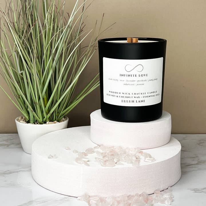 Infinite Love Candle - Made for Romance for wholesale by Luluh Lane