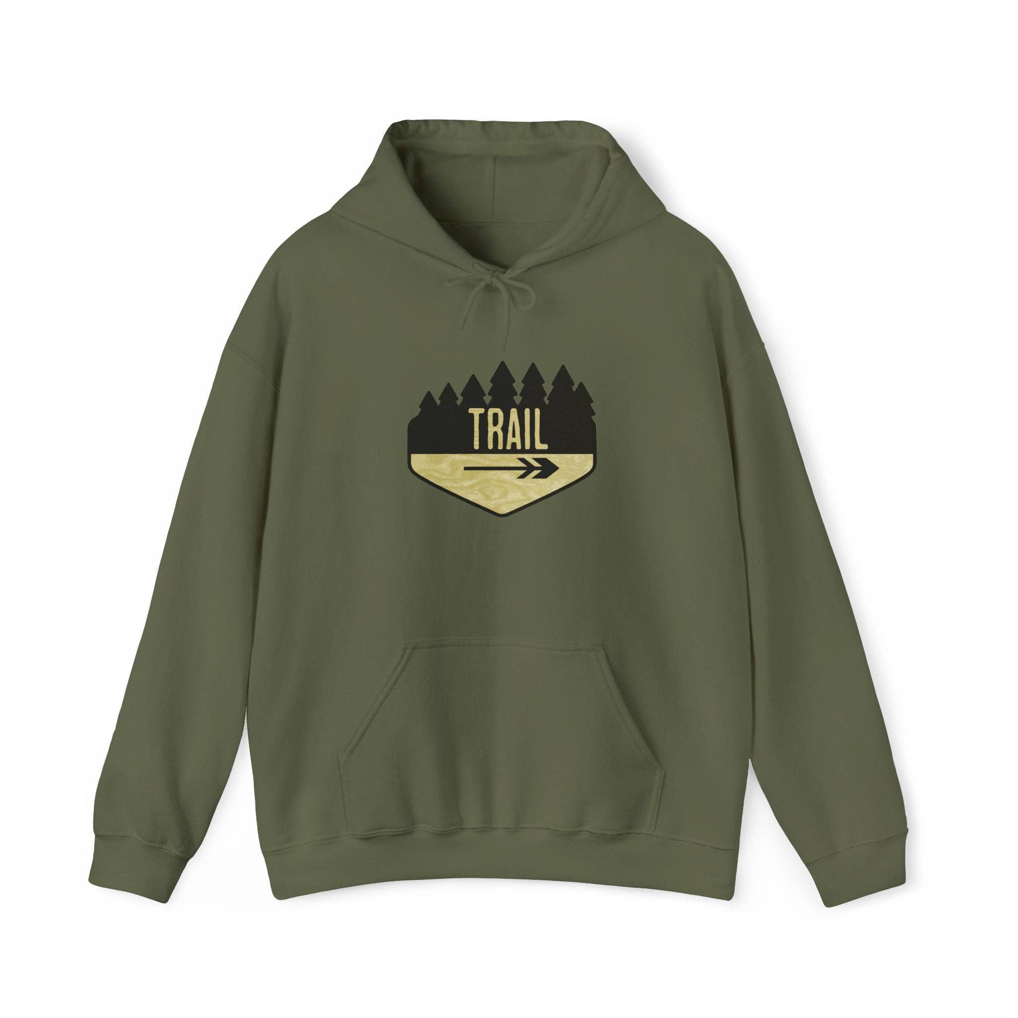 Restored By Nature Company - Wholesale Hoodie - Women's - Hiking Trail Sign Hoodie – Cozy Cotton-Blend Adventure Sweat1