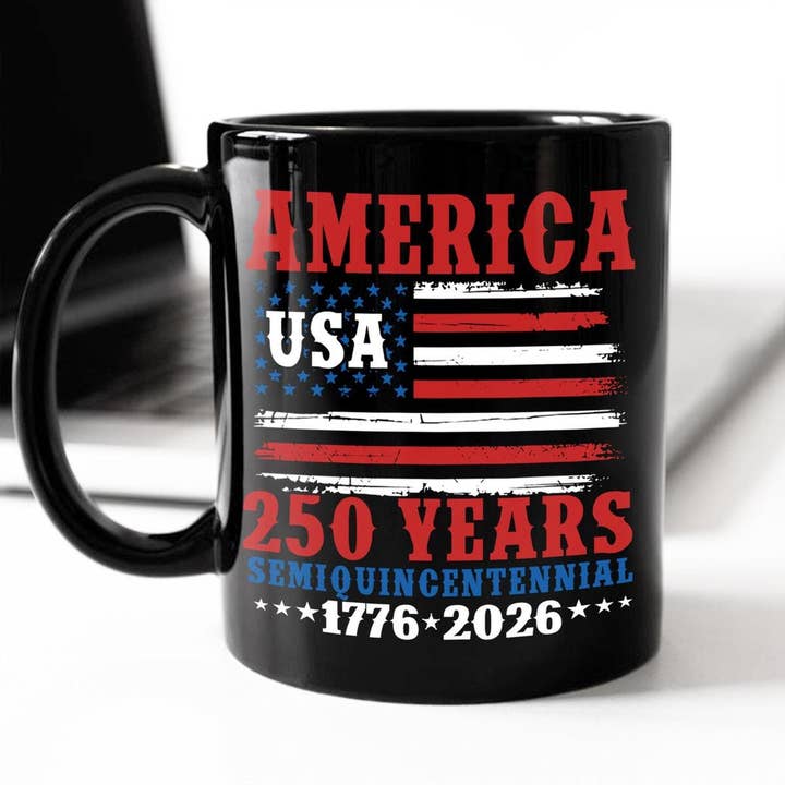 250 Years Of Freedome America Mug, 250 Years America Mug for wholesale by Tevatino