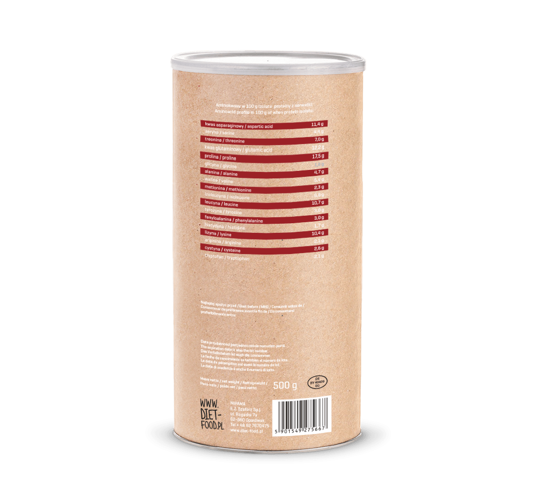 Diet Food - Wholesale Protein/Superfood Powder - Keto Whey Protein with Coconut Oil MCT 500 g1