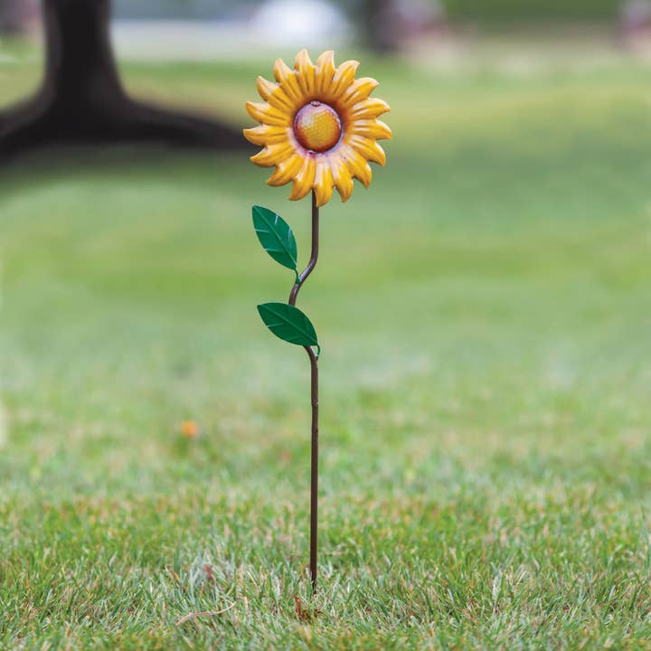 Col House Designs – wholesale Garden/lawn stake – Metal Sunflower Garden Stake