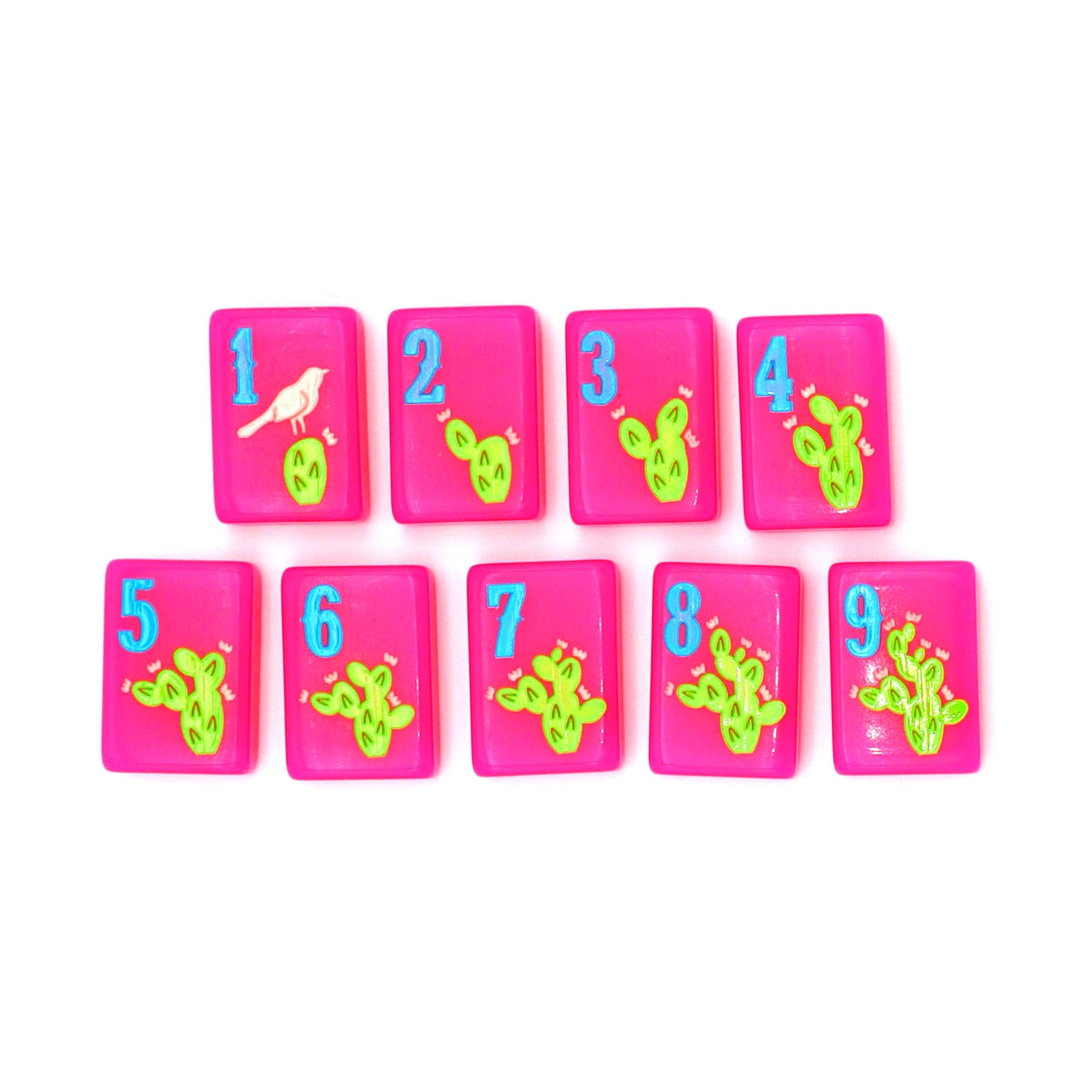The Mahjong House - Wholesale Board Game - Hot Pink Texas Tiles3
