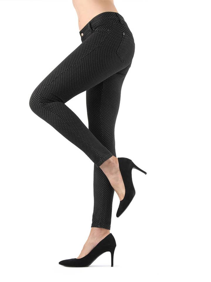 Leggings punteados MeMoi Tochka para venta al por mayor de Infinity Classics International Inc.