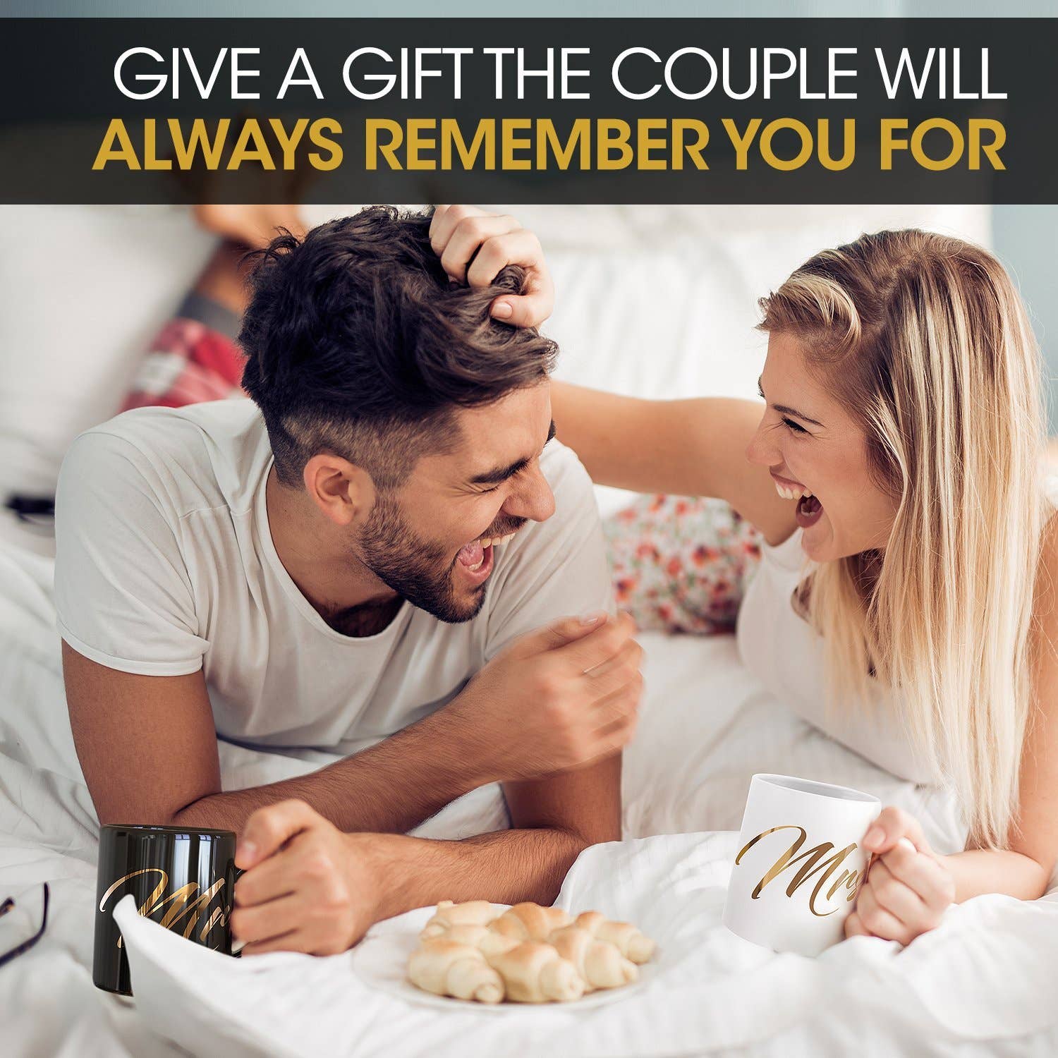 DELUXY - Wholesale Coffee Mug - DELUXY Mr and Mrs Coffee Mugs Set- Perfect Bridal Shower Gif2