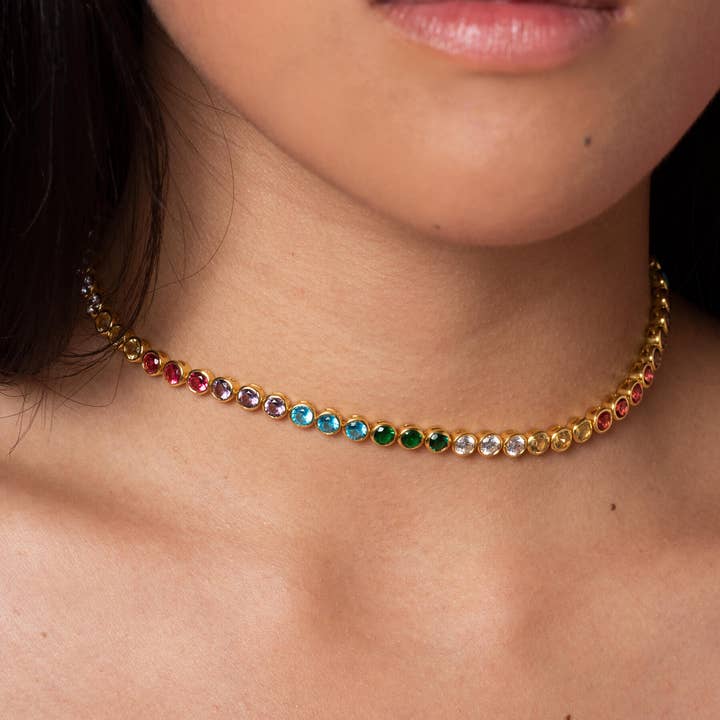 Lavani Jewels - Venta al por mayor Collares de cadenas y eslabones - Collar Riviere Victoire